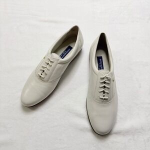 Easy Spirit Oxford Shoes Anti-Gravity White Leather LaceUp Comfort Size 9 Narrow